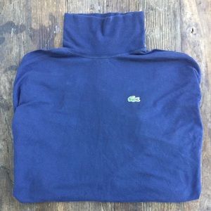 Lacoste blue turtle neck